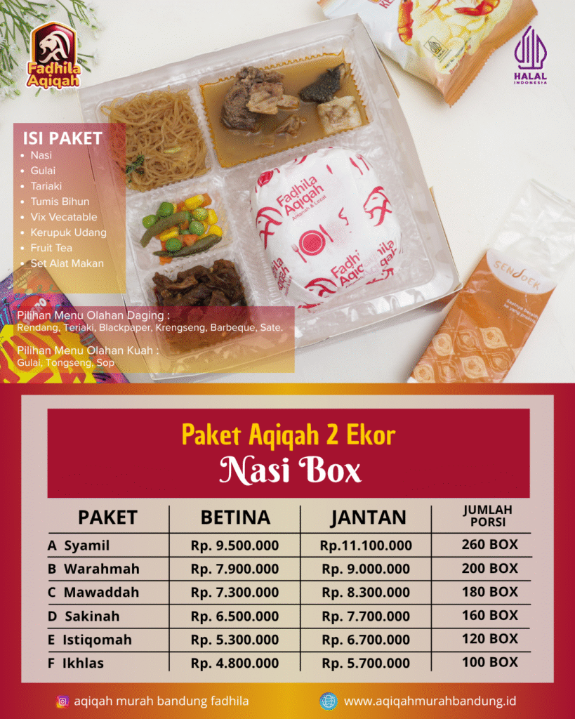Jasa Aqiqah Bandung Murah selamethariadi.com